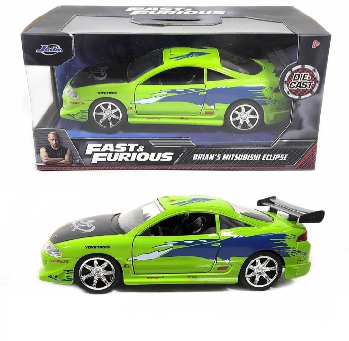 Jada Toys 1/32 Brian's Mitsubishi Eclipse Fast & Furious - Everything ...